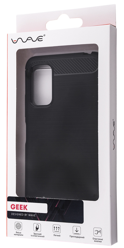 Чехол для Xiaomi Redmi Note 10 5G/Poco M3 pro WAVE Geek Pro (Black) фото