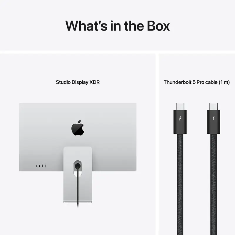 Apple Studio Display XDR - Standard Glass - Tilt- and Height-Adjustable Stand (MFEL4) - фото - №8