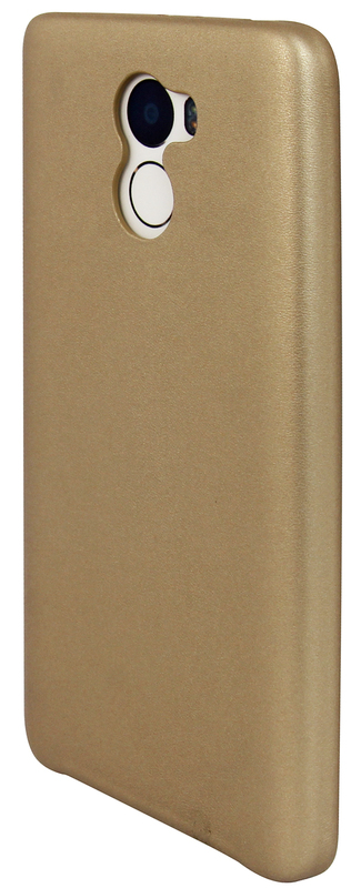 Чохол-накладка Gio Case Ultra-Slim Leather Gold для Xiaomi Redmi 4 фото