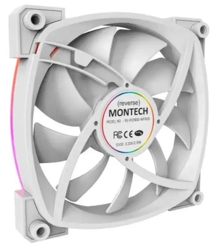 Корпусний вентилятор MONTECH 120MM (RX120 PWM (W31)) - фото - №5