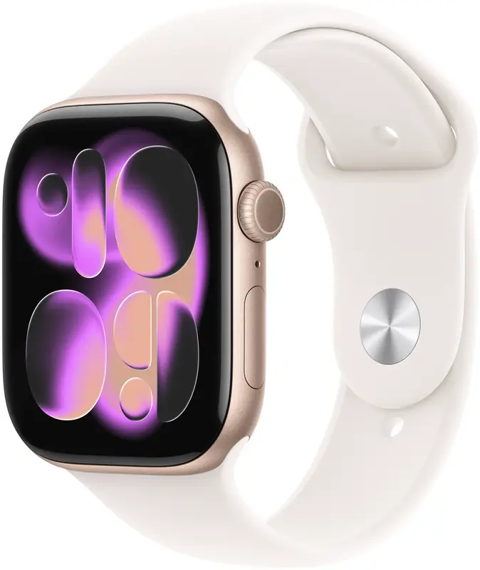Apple アナログ時計 Apple Watch Series 11 GPS 46mm Rose Gold Aluminium Case with Light