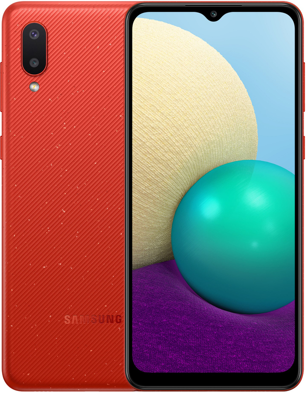 Samsung Galaxy A02 2021 A022G 2/32GB Red (SM-A022GZRBSEK) фото