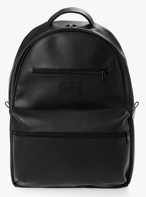 Рюкзак HARVEST TIPOLEATHER (Gloss) Black 15,6" - фото - №0