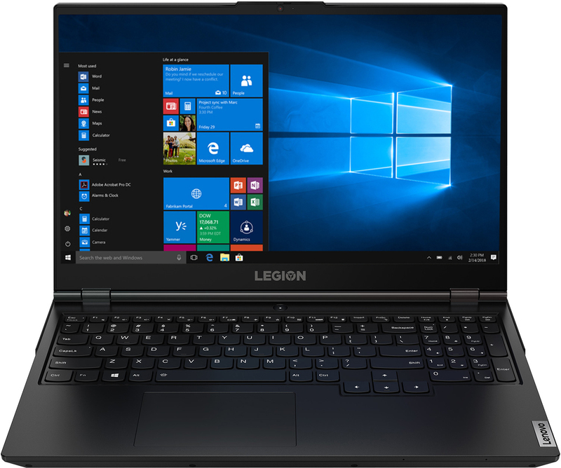Ноутбук Lenovo Legion 5 15IMH05 Phantom Black (82AU00ENRA) фото
