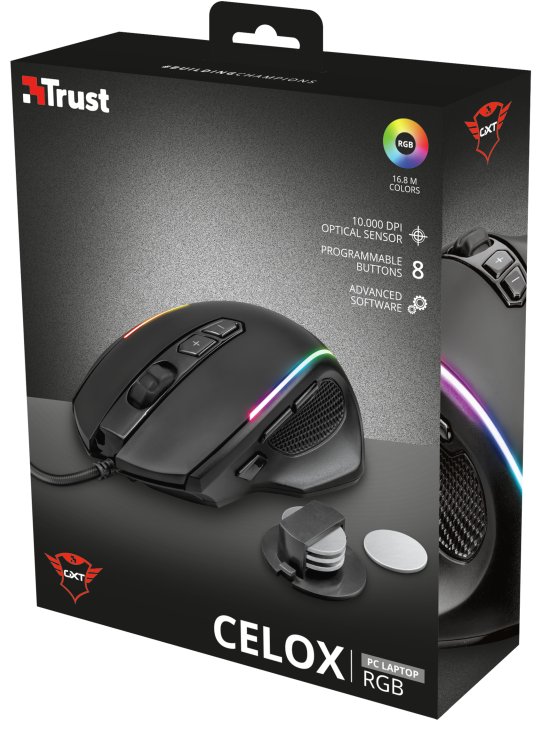 Игровая мышь Trust GXT 165 Celox Gaming Mouse (23092) фото