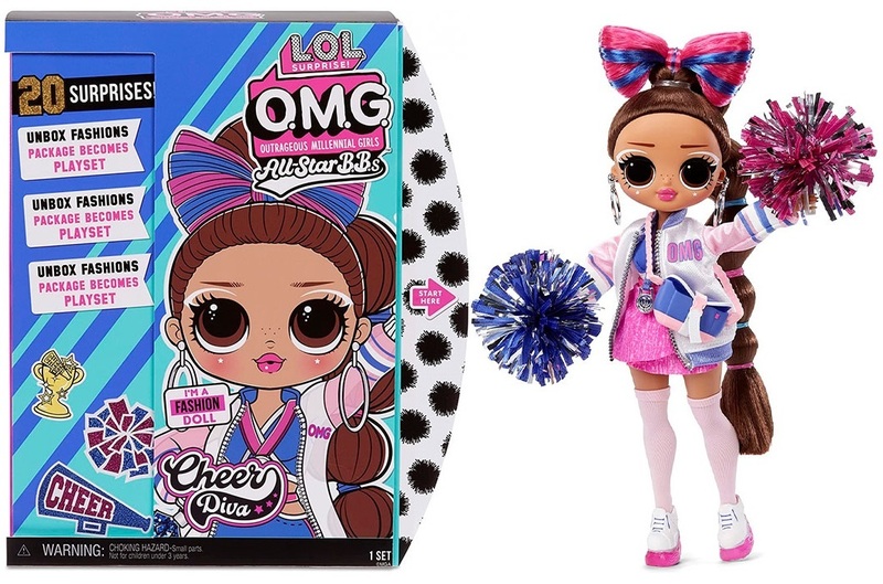 Игровой набор с куклой L.O.L. Surprise! серии "O.M.G" Sports Doll - Леди-Чирлидер (с аксессуарами) 577508 фото