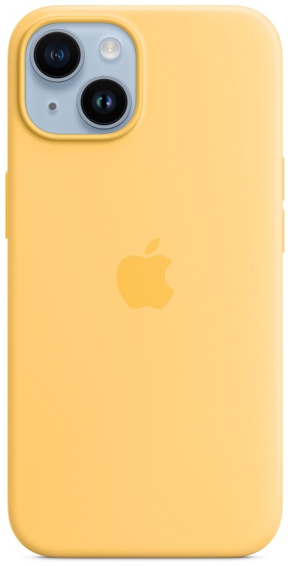 Чохол Apple Silicone Case with MagSafe (Sunglow) MPT23ZE/A для iPhone 14 фото