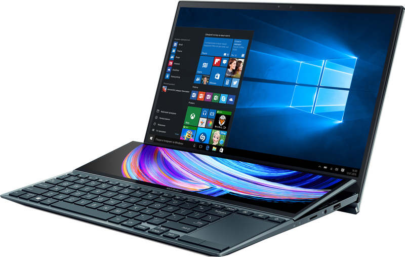 Ноутбук Asus ZenBook Duo 14 UX482EG-HY422W Celestial Blue (90NB0S51-M003N0) фото