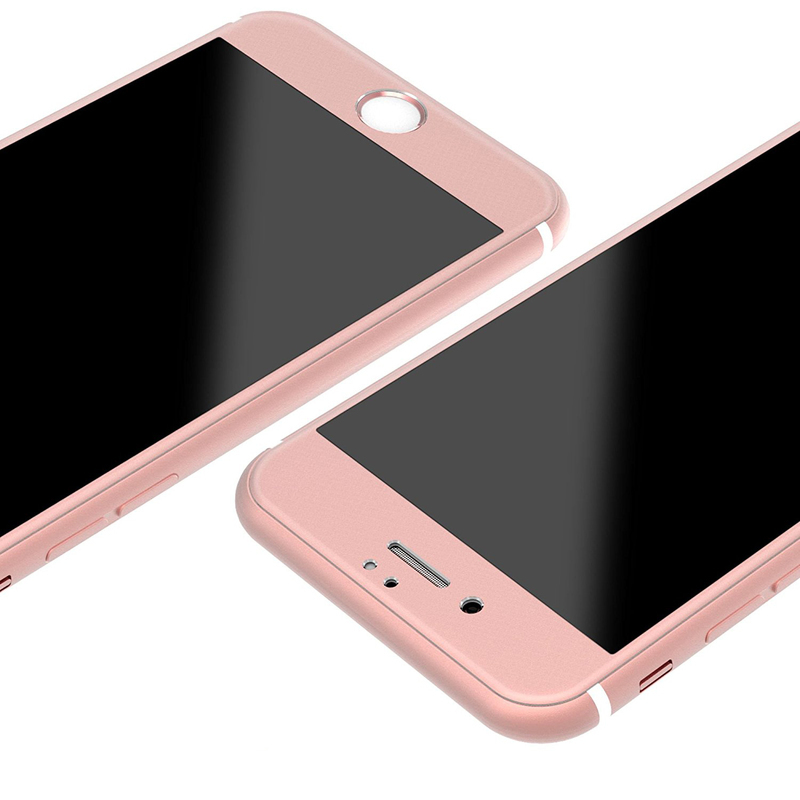 Захисне скло ZOOL 3D для iPhone 7 (рожевий) фото