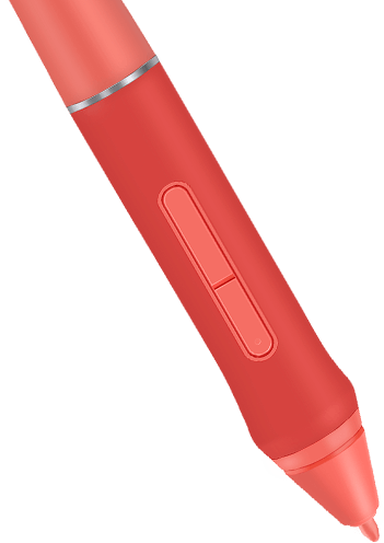 Графічний планшет Huion HS611 (Coral red) фото