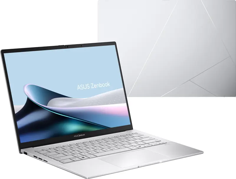 Ноутбук Asus Zenbook 14 OLED UX3405CA-ST1256 Foggy Silver (90NB14W2-M01V30) - фото - №9