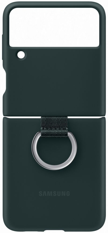 Чохол для Samsung Flip3 Silicone Cover with Ring (Green) EF-PF711TGEGRU фото