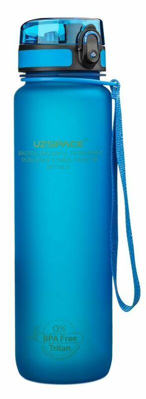 Бутылка для воды UZSPACE 1000 мл (Blue) 3038 фото