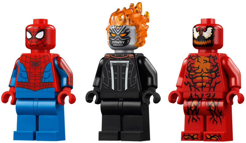 Конструктор LEGO Marvel Super Heroes Человек-Паук и Призрачный Гонщик против Карнажа 76173 фото