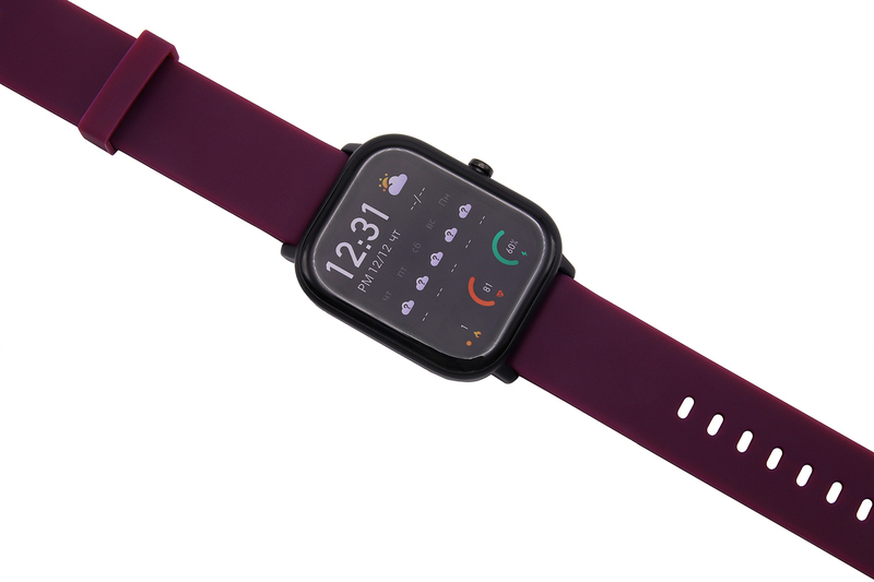 Ремешок Silicone Band 20 mm универсальный (Purple) для смарт-часов Amazfit фото