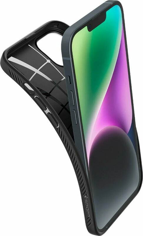 Чeхол для iPhone 14 Plus Spigen Liquid Air (Matte Black) - фото - №5