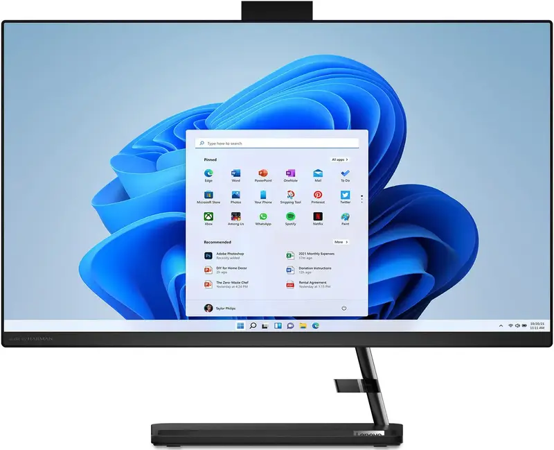 Моноблок Lenovo IdeaCentre 3 27IAP7 Black (F0GJ00T6UO) - фото - №0