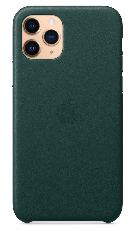 Чохол Apple Leather Case (Forest Green) MWYD2ZM/A для iPhone 11 Pro фото