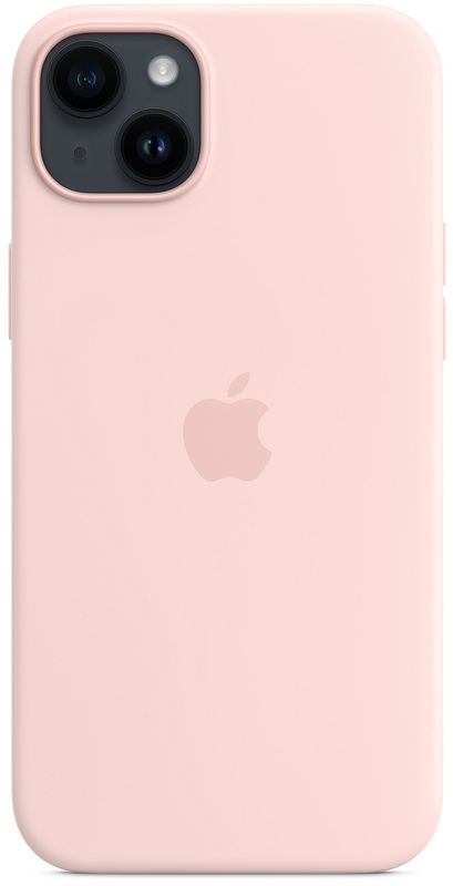 Чохол Apple Silicone Case with MagSafe (Chalk Pink) MPT73ZE/A для iPhone 14 Plus фото
