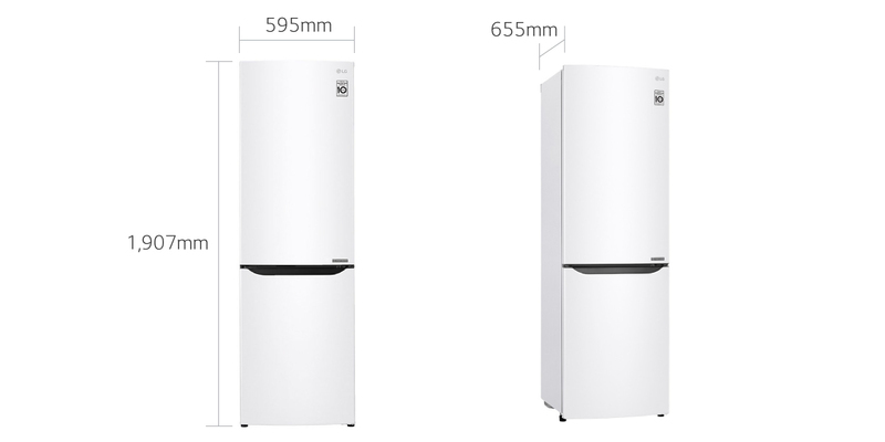 Двокамерний холодильник LG GA-B419SQJL фото