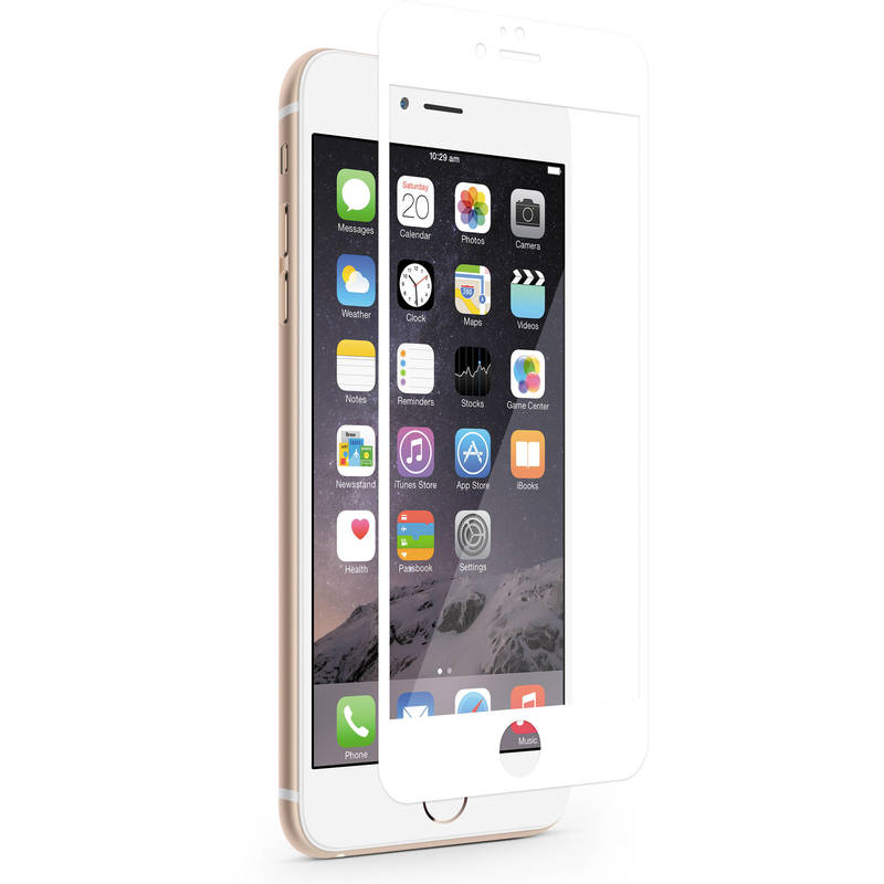 Защитное стекло iLera Full Рrotection Eclat для iPhone 6/6S (белый) фото