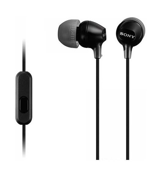 Навушники Sony MDR-EX15AP Чорні фото