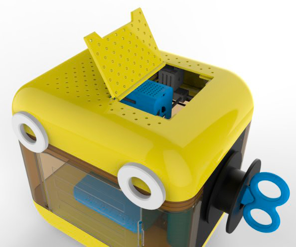 3D принтер Weistek Mini Toy (Yellow) WT800M - фото - №2