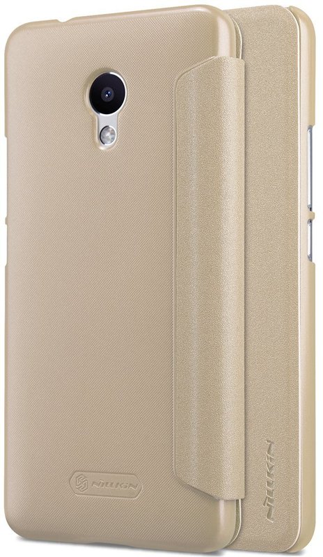 Чохол-книжка Nillkin Sparkle Leather для Meizu M5s (золото) фото