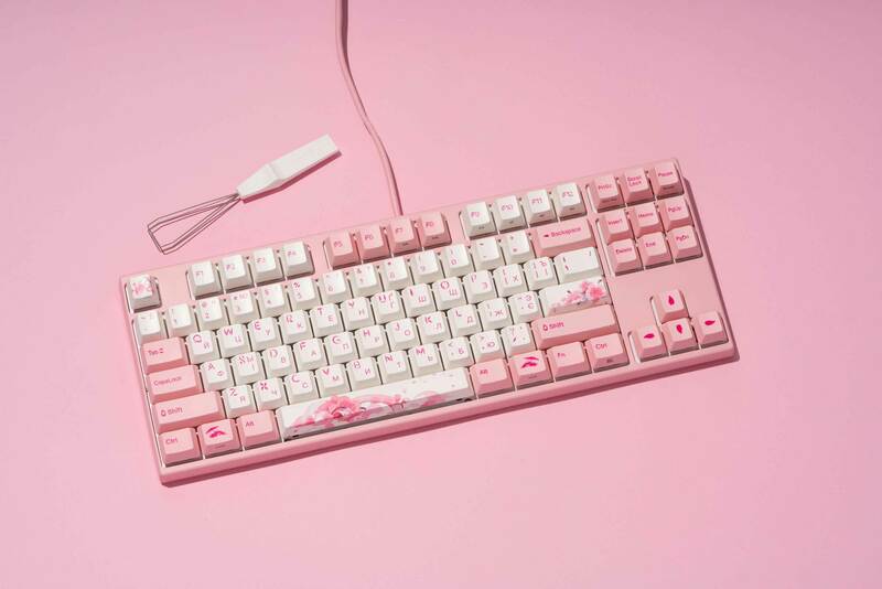 Клавіатура Varmilo VEA87 Sakura R2 Cherry Mx Red (A23A027A3A0A17A024) - фото - №11