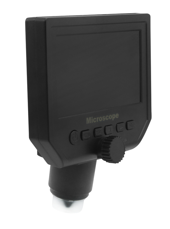 Мікроскоп BEST електронний 600х з LCD екраном (Black) - фото - №4