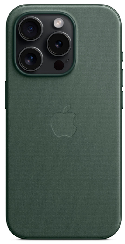 Чохол для iPhone 15 Pro Max FineWoven Case with MagSafe Evergreen (MT503ZM/A) - фото - №3