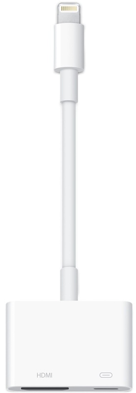 Адаптер Apple Lightning iPad Digital AV Adapter (White) MD826 фото