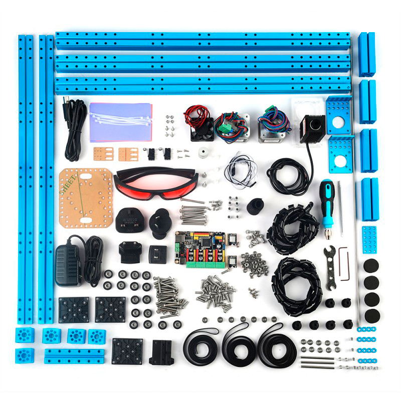 Робот Makeblock LaserBot (Blue) 90105 - фото - №9