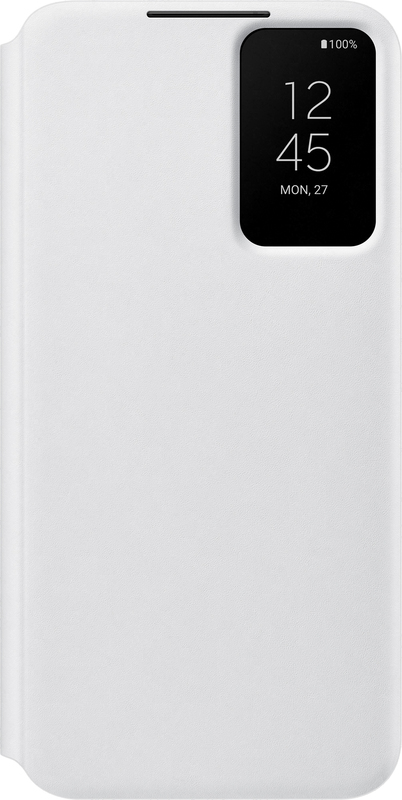 Чехол для Samsung s22 Plus Smart Clear View Cover (White) фото