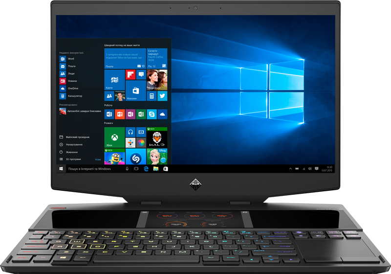 Ноутбук HP Omen X 2S 15-dg0002ur Black Shadow (7BV20EA) - фото - №0