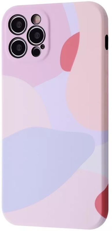 Чохол WAVE NEON X LUXO Minimalistic Case для iPhone 12 Pro (Black Currant/Pink Sand) фото