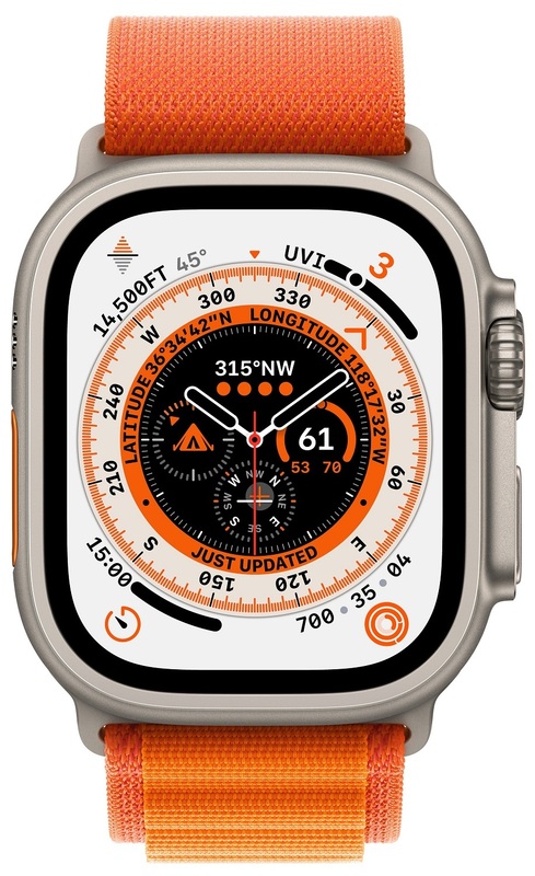 Ремінець для годинника Apple Watch 49 mm (Orange) Alpine Loop - Large MQE13ZM/A фото