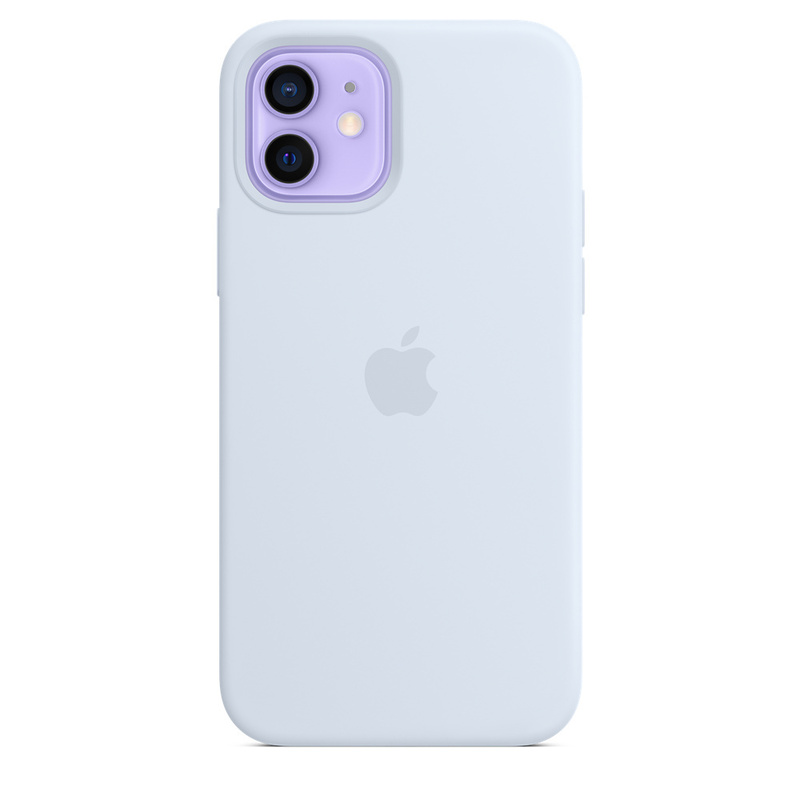 Чохол для iPhone 12/12 Pro Silicone Case with MagSafe (Cloud Blue) MKTT3ZE/A фото