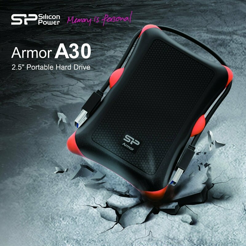 HDD SiliconPower Armor A30 2.5" 1Tb (Black) SP010TBPHDA30S3K фото