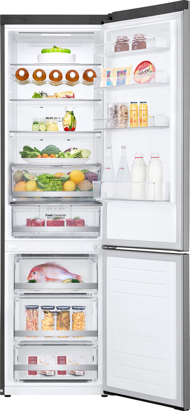 Двокамерний холодильник LG GW-B509SMDZ фото