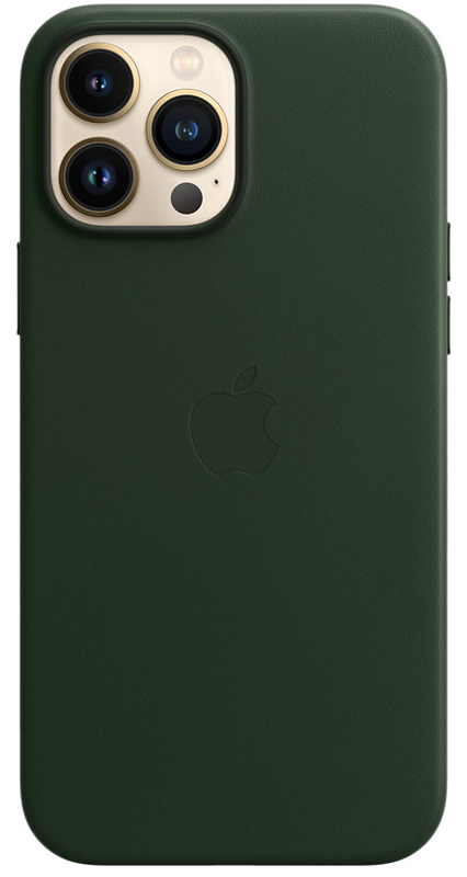 Чохол iPhone 13 Pro Max Leather Case with MagSafe (Sequoia Green) MM1Q3ZE/A фото
