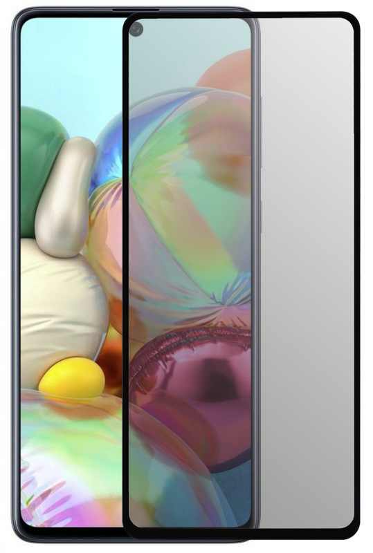 Защитное стекло Gio 2.5D full cover glass (Black) для Samsung Galaxy A51 фото