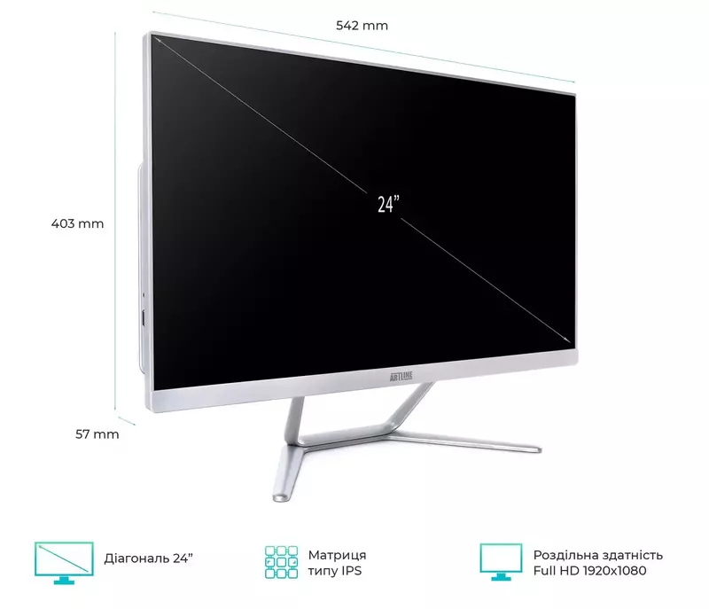 Моноблок ARTLINE Home G43 Windows 11 Pro (G43v37Winw) - фото - №1