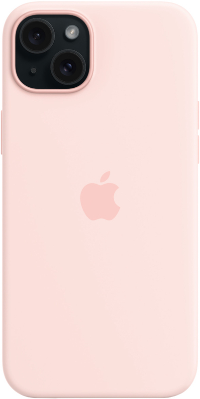 Чохол для iPhone 15 Silicone Case with MagSafe Light Pink (MT0U3ZM/A) фото