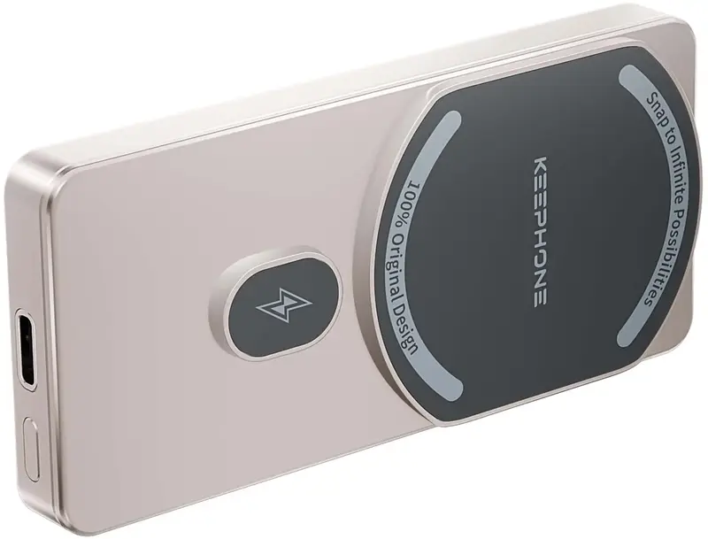 Дополнительная батарея Keephone MagCube 5000mAh Titanium (KPMAGPB-36TM) - фото - №11