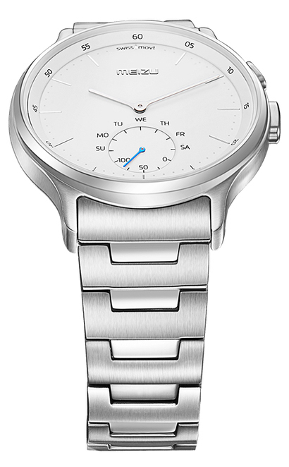 Смарт-часы Meizu Light Smartwatch Silver Steel Band фото