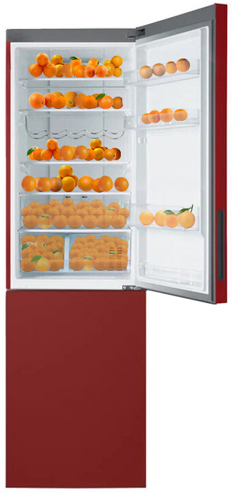 Двокамерний холодильник Haier C2F636CRRG фото