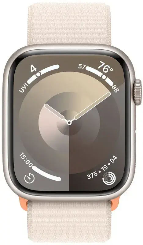 Б/В Apple Watch Series 9 45mm Starlight Aluminum Case with Starlight Sport Loop ( Це ТОП) - фото - №1