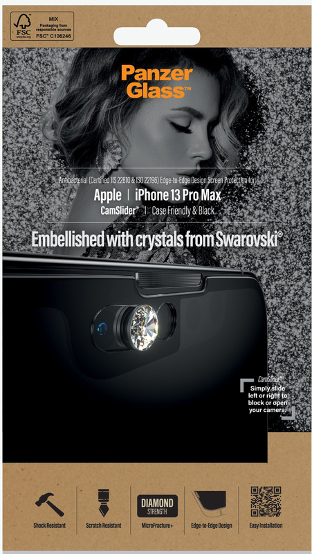 Захисне скло PanzerGlass Swarovski CamSlider для iPhone 13 Pro Max фото