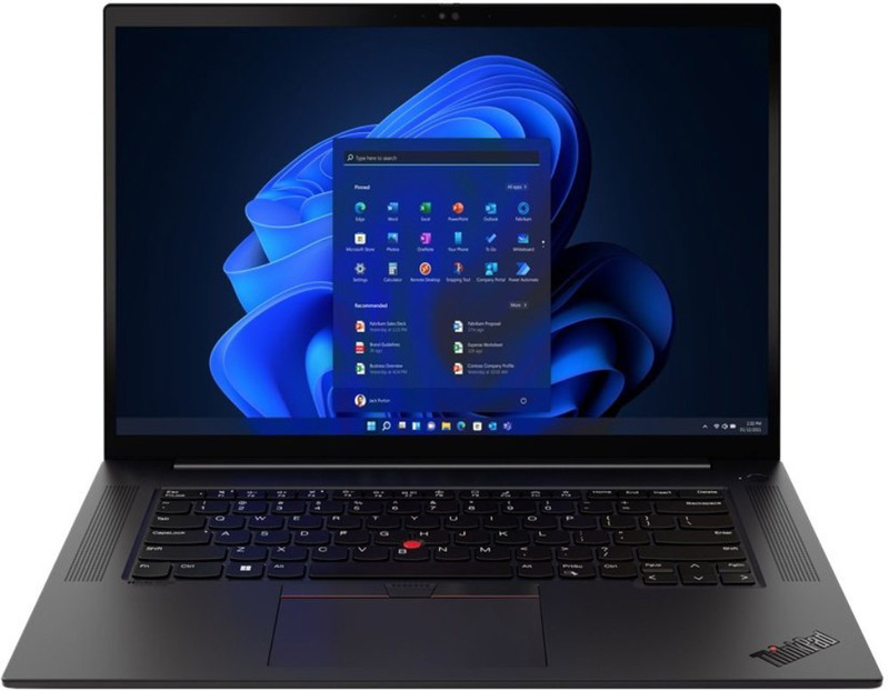 Ноутбук Lenovo ThinkPad X1 Extreme Gen 5 Black (21DE002JRA) фото
